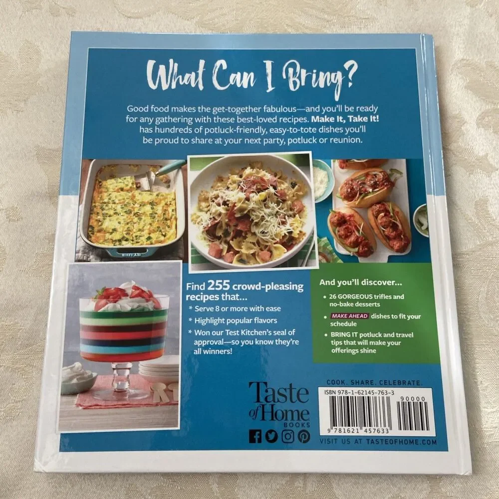 Taste of Home Make It Take It 2022 - Hardcover By Taste of Home